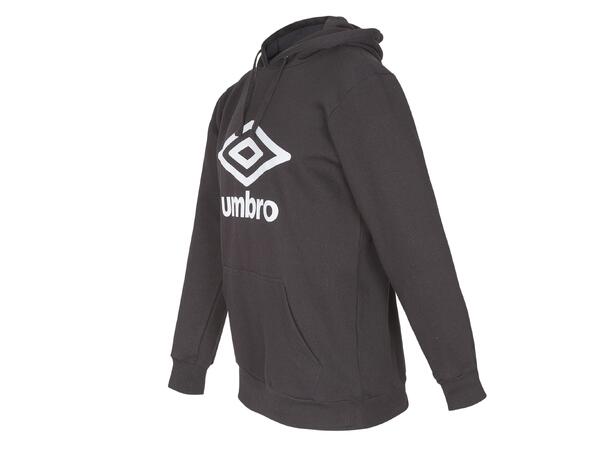 UMBRO Basic Logo Hood Sort XS Hettegenser med Umbrologo og lomme 
