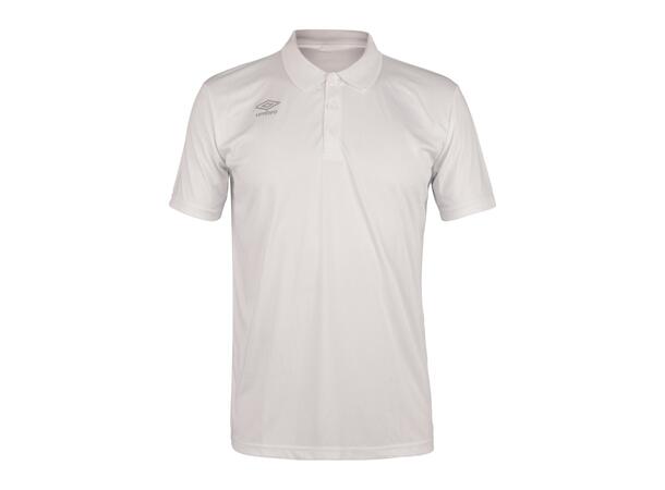 UMBRO Core Poly Polo Hvit XS Sporty polo i resirkulert polyester 