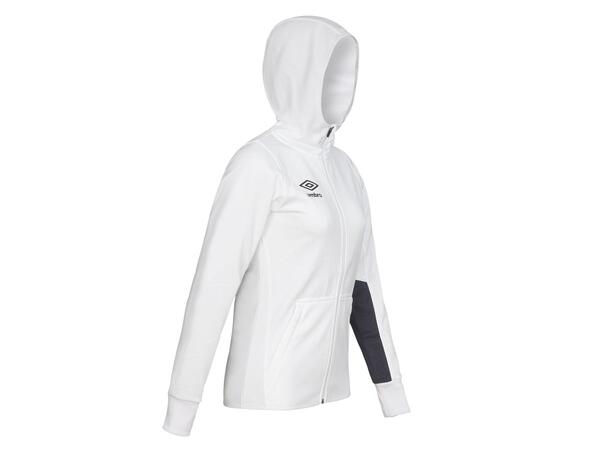 UMBRO Core Tech Hood Zip W19 Hvit 36 Hettejakke med glidelås til dame 