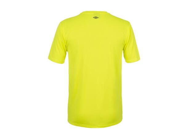 UMBRO Cup SS Jersey jr Neongul 116 Spillertrøye i 100% polyester 