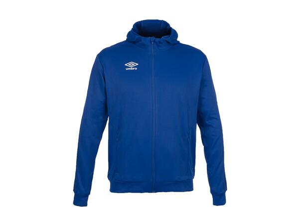 UMBRO Flex Full Zip Hood J MellomBlå 140 Jakke med hette i resirkulert polyester 