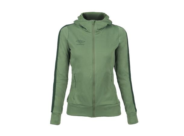 UMBRO Flex Full Zip Hood W Grønn 40 Jakke med hette i resirkulert polyester 