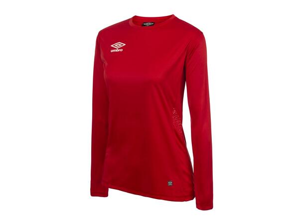 UMBRO Liga LS Jersey W Rød 40 Flott langermet spillertrøye til dame 
