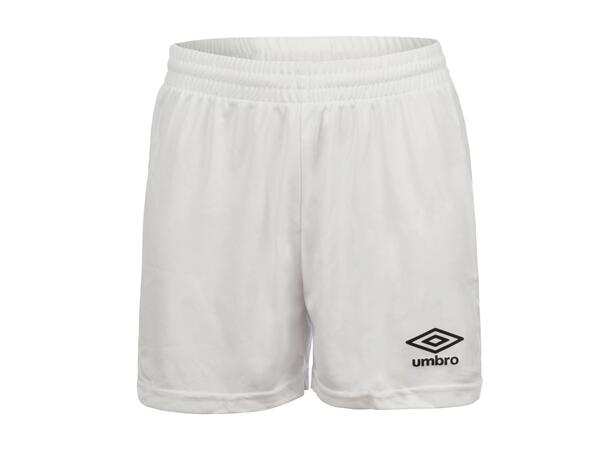 UMBRO Liga Shorts W Hvit 38 Spillershorts i resirkulert kvalitet 