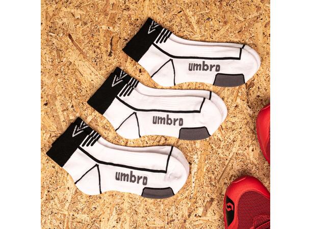 UMBRO Sports sock 6 pk Ass. 36-39 Super treningsstrømpe i myk frotè. 