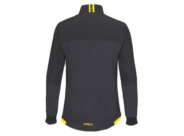 UMBRO UX Elite Trn Jkt Sort/Gul M Lett treningsjakke, romslig passform. 