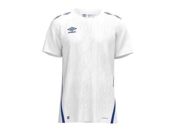 UMBRO UX Pro SS Jsy Hvit/Blå XS Flott kortermet spillertrøye 