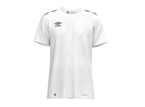 UMBRO UX Pro SS Jsy Hvit/Sort XS Flott kortermet spillertrøye 