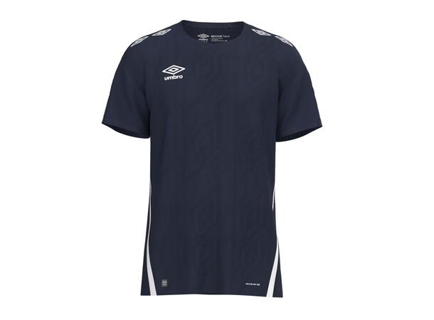 UMBRO UX Pro SS Jsy Marine/Hv XS Flott kortermet spillertrøye 