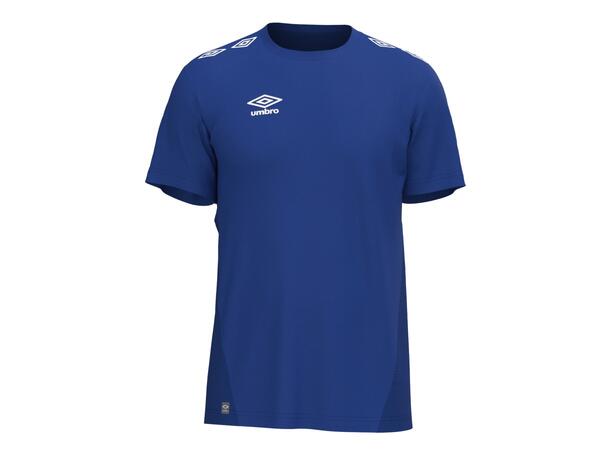 UMBRO UX Pro Trn Tee Blå/Hvit XS Teknisk trenings t-skjorte 