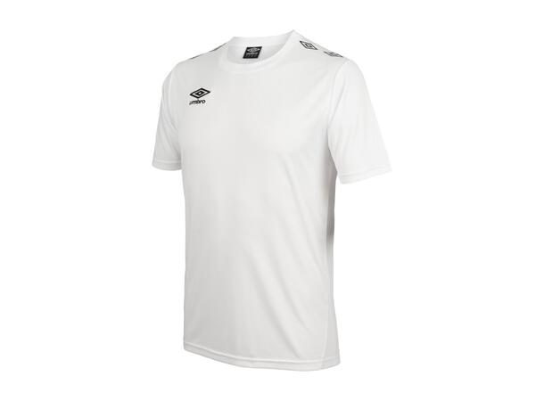 UMBRO UX Pro Trn Tee Jr Hvit/Sort 164 Teknisk trenings t-skjorte junior 