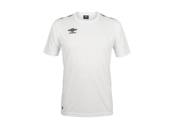 UMBRO UX Pro Trn Tee Jr Hvit/Sort 164 Teknisk trenings t-skjorte junior 