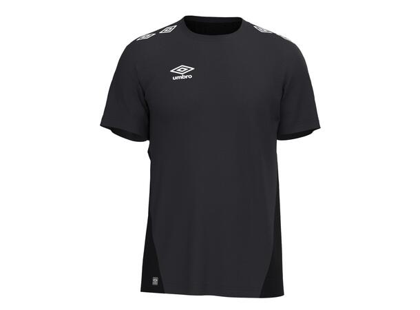 UMBRO UX Pro Trn Tee Sort/Hvit XS Teknisk trenings t-skjorte 