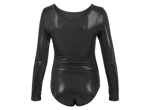 FIBRA Gym Leotard Basic LSW Sort 164 Langermet turndrakt 