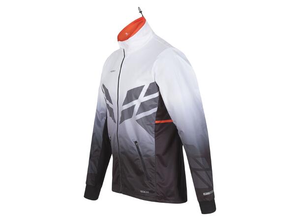 FIBRA Sync Hybrid Jacket Sort L Treningsjakke med vindtett front 