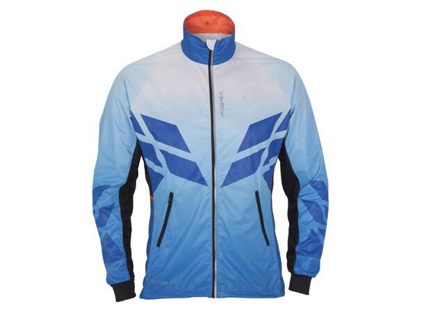 FIBRA Sync Pro Jacket Jr Lys blå 128 Jakke med vind og vannavvisende front 