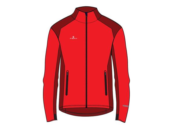 FIBRA Trn Jacket Warm Rød S Treningsjakke 