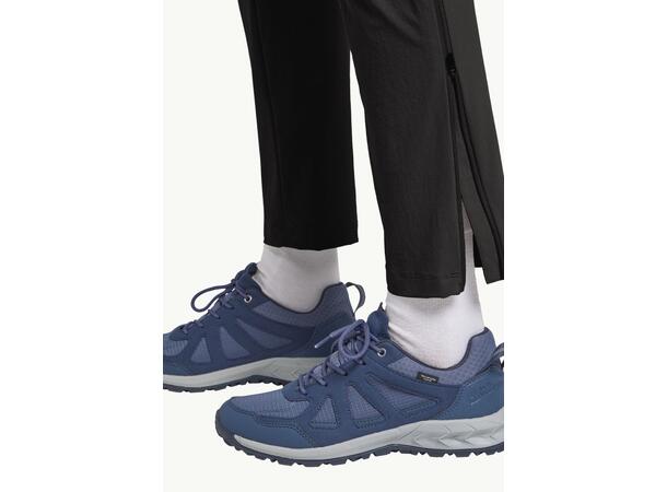 JW Hikeout Zip Away Pants W Sort 34R Jack Wolfskin Turbukse til dame 