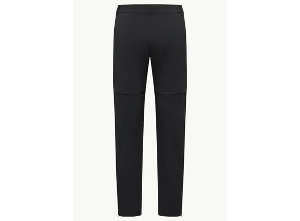 JW Hikeout Zip Away Pants W Sort 36R Jack Wolfskin Turbukse til dame 