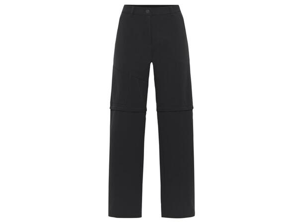 JW Pico Trail Zip Off Pants W Sort 34R Jack Wolfskin Turbukse til dame 