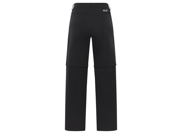JW Pico Trail Zip Off Pants W Sort 34R Jack Wolfskin Turbukse til dame 