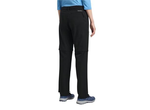 JW Pico Trail Zip Off Pants W Sort 34R Jack Wolfskin Turbukse til dame 