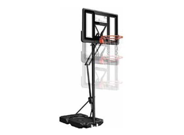 PROLINE Basketball Stand Pro Sort L Basketkorg m/stativ til voksen 
