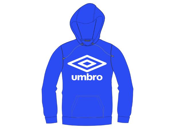 UMBRO Basic Logo Hood Blå XS Hettegenser med Umbrologo og lomme 