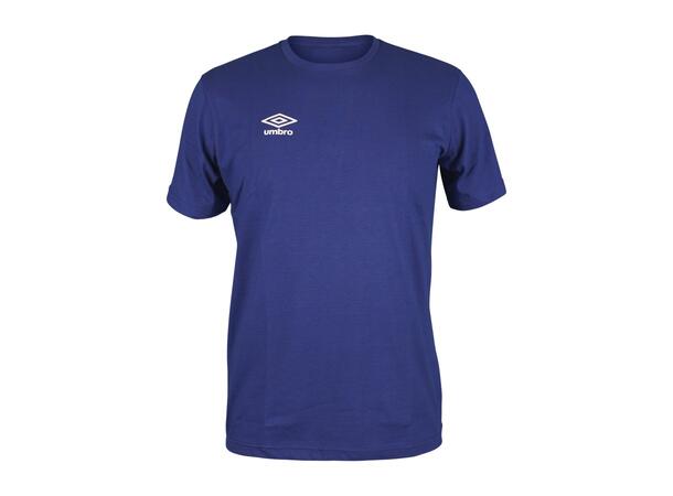 UMBRO Basic Tee jr Blå 116 Rundhalset t-skjorte i bomull 
