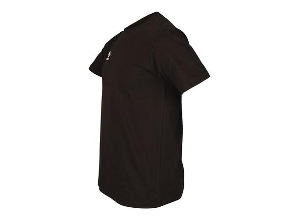UMBRO Basic Tee jr Sort 116 Rundhalset t-skjorte i bomull 