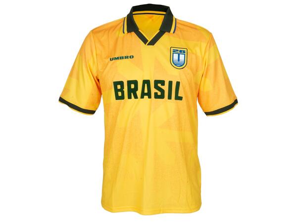 UMBRO Brazil Jersey Gul S Retro fotballskjorte 