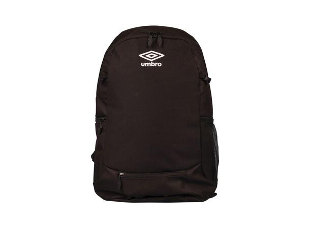 UMBRO Core Backpack Sort 15L Stilig ryggsekk med integrert ballnett 