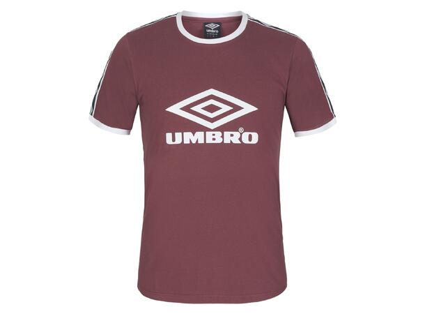 UMBRO Core X Legend Tee Burgunder XS Tøff bomulls t-skjorte 