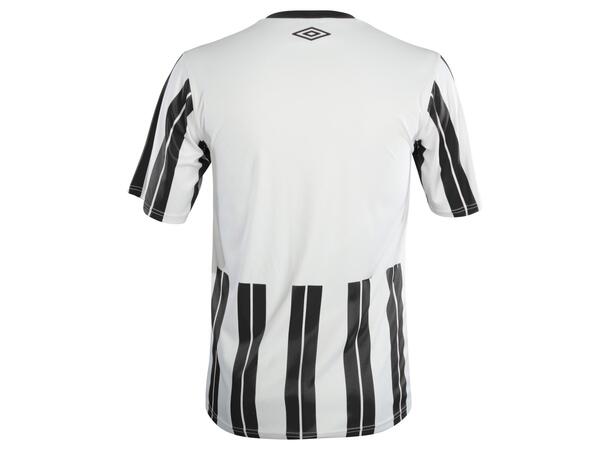 UMBRO Inter Strip Jsy SS Hvit/Sort M Stripet teknisk spillertrøye 