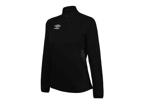 UMBRO Liga Half zip W Sort 36 Treningsgenser med glidelås i hals 