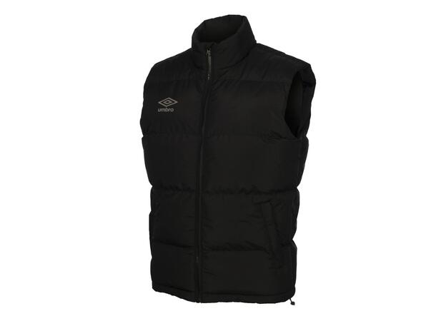 UMBRO Padded Vest Sort S Vattert vest 
