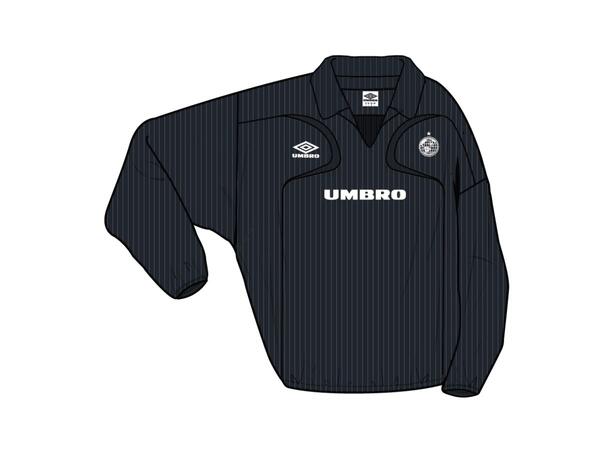 UMBRO Pinstripe Drill Top Sort XS 