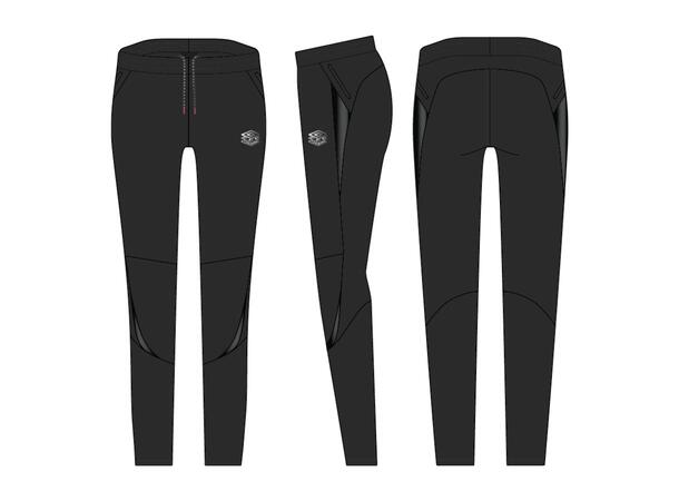 UMBRO Pro Tr Elite Hybrid Pant Sort S Treningsbukse med vindtett stoff i front 