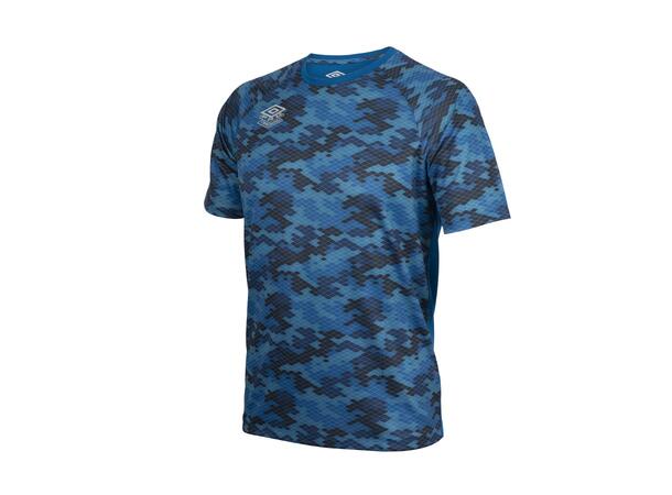 UMBRO Pro Tr Graphic Jersey Blå S Trenings T-skjorte i polyester med print 