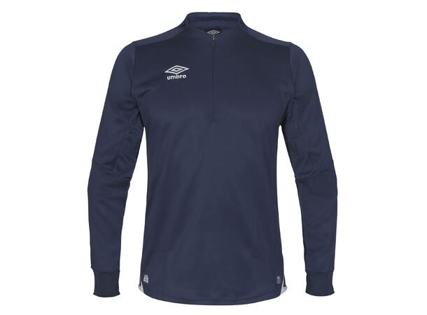 UMBRO UX Elite Half Zip Marine/Hvit XS Treningsgenser med glidelås 