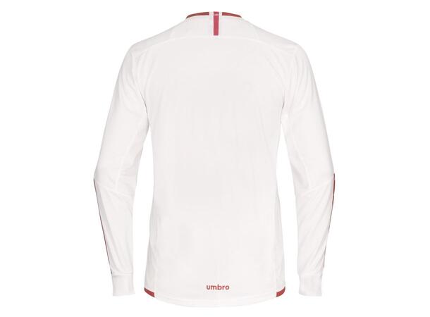 UMBRO UX Elite LS Jsy j Hvit/Rød 128 Flott langermet spillertrøye 