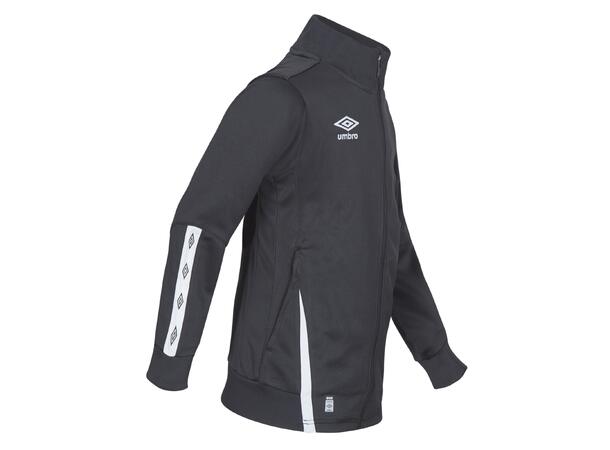 UMBRO UX Elite Track Jacket Sort XS Polyesterjakke med tøffe detaljer 