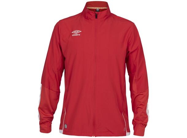 UMBRO UX Elite Trn Jkt Rød/Hvit XS Lett treningsjakke, romslig passform. 