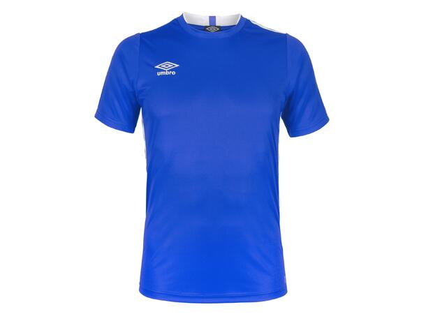 UMBRO UX Elite Trn Tee jr Blå/Hvit 128 Teknisk trenings t-skjorte til junior 