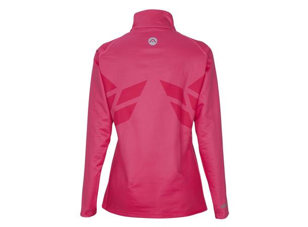 FIBRA Sync Half Zip W Rosa XS Komfortabel Half ZIP til dame 