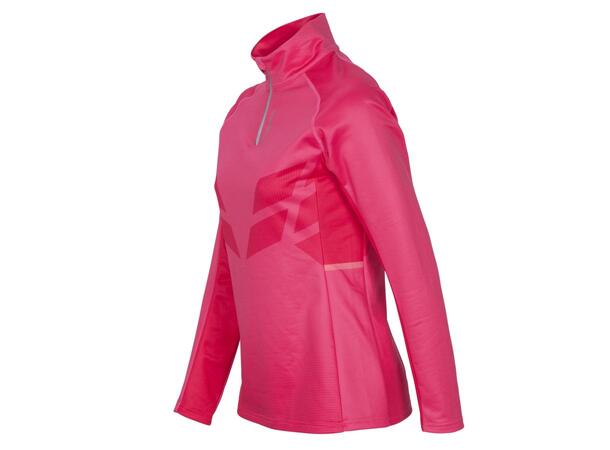 FIBRA Sync Half Zip W Rosa XS Komfortabel Half ZIP til dame 