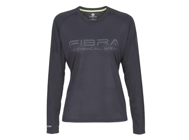 FIBRA Xtrm Tee Ls W Sort XS Lett og luftig langermet treningstrøye 
