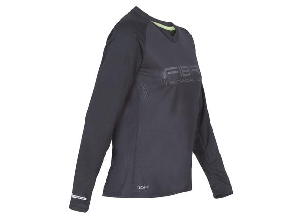 FIBRA Xtrm Tee Ls W Sort XS Lett og luftig langermet treningstrøye 