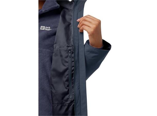 JW Rotwand 3in1 Jkt W Marine S Jack Wolfskin 3 i 1 Skall jakke dame 