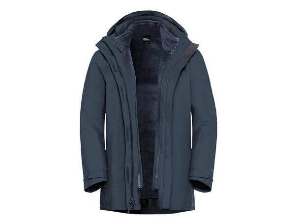 JW Rotwand 3in1 Jkt W Marine S Jack Wolfskin 3 i 1 Skall jakke dame 